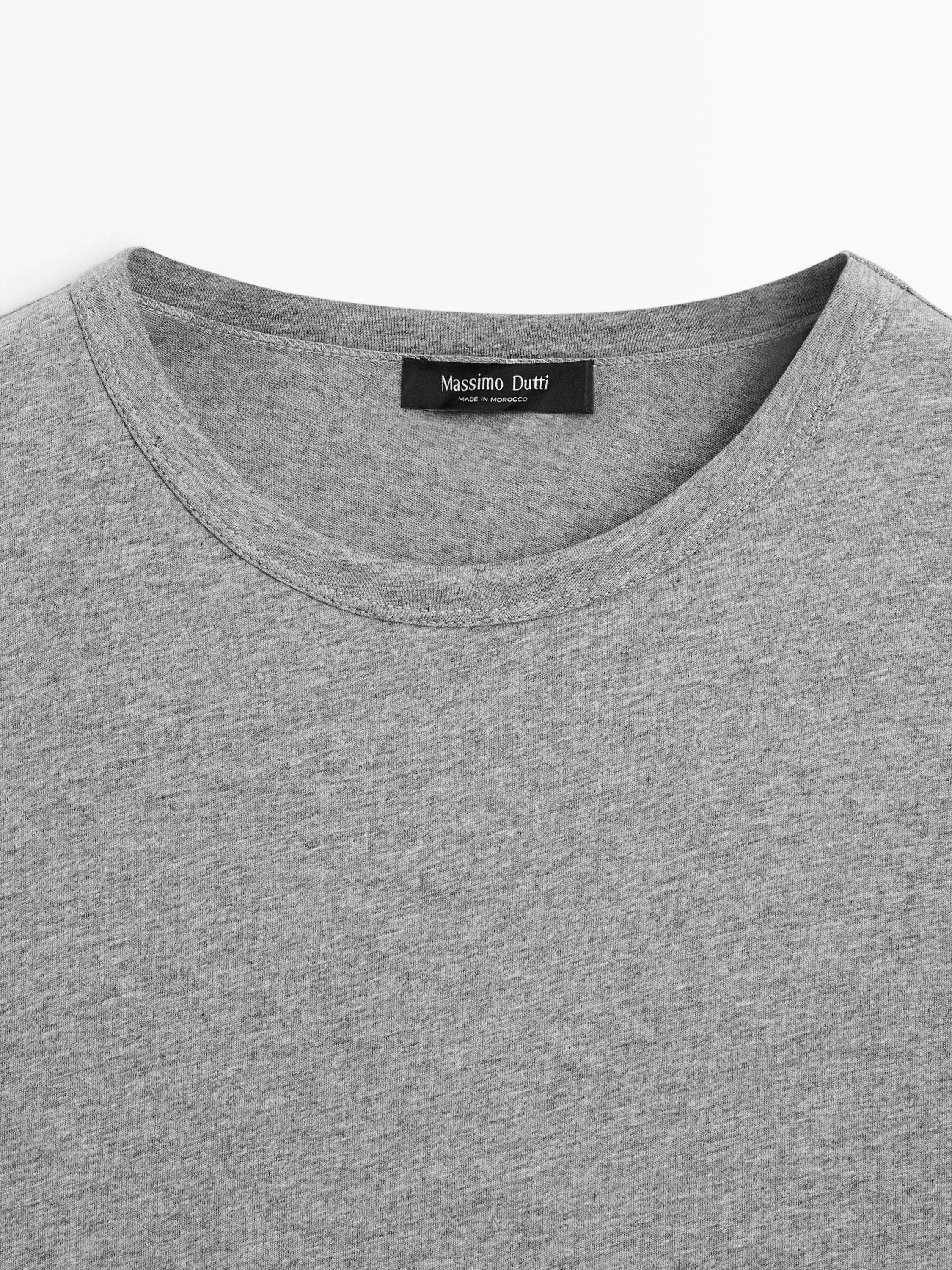 Short sleeve cotton balloon T-shirt